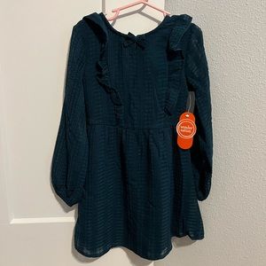 Dark Green/Teal Dress Size 4T